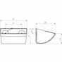 Ковш норийный полимерный МАСТУ 022 (КН.022.002) чертеж