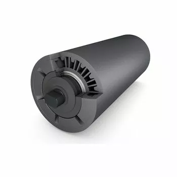 Полимерный пластиковый конвейерный ролик HDPE и СВМПЭ 194х1250 мм