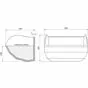 Ковш норийный полимерный CC-MAX 10х6 чертеж