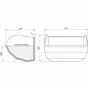 Ковш норийный полимерный CC-MAX 12х6 чертеж