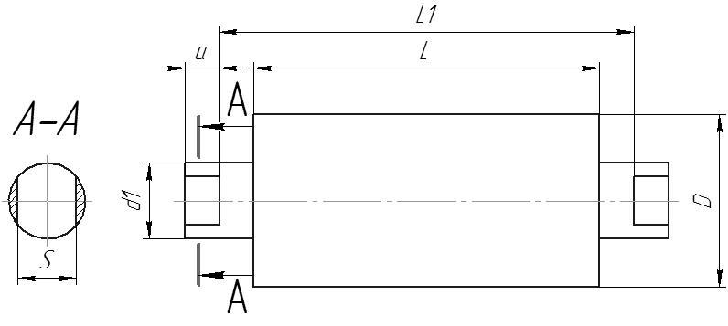 Ролик конвейерный чертеж