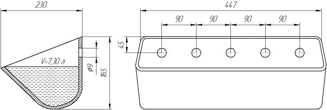 овш норийный полимерный DQ-4423 чертеж