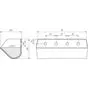 Ковш норийный полимерный DS-3121 чертеж