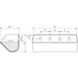 Ковш норийный полимерный DS-3621 чертеж